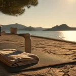 Activités bien-être marseille : tapis de yoga sur la promenade au bord de la Méditerranée
