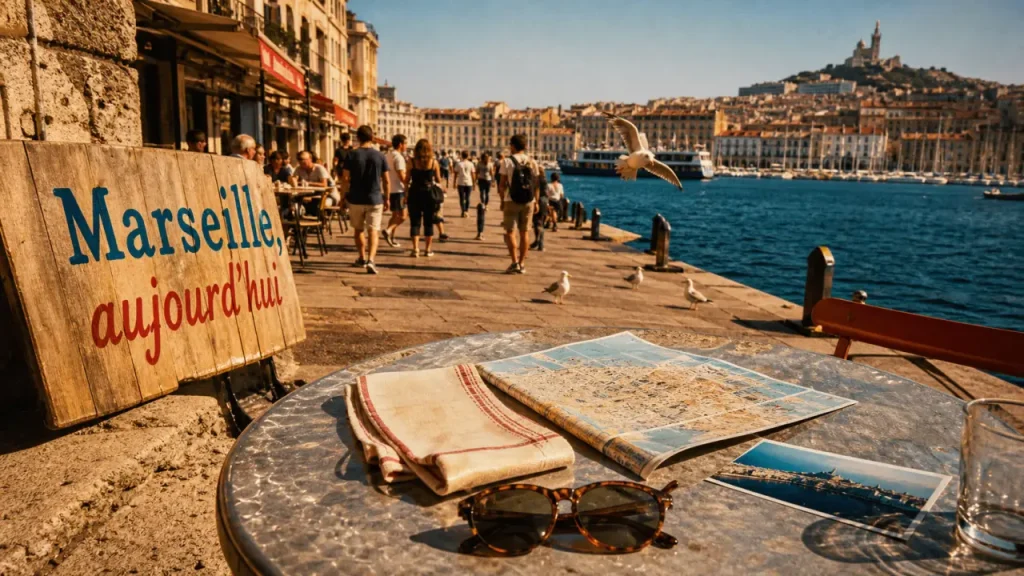 Activités marseille : Vieux-Port, mer et culture au coucher de soleil