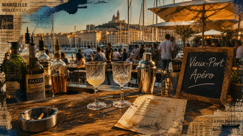 Bar au vieux port Marseille : cocktails et vue au Vieux-Port