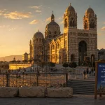 Cathédrale de la Major à Marseille : façade et accès quai