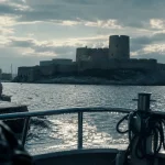 Chateau d if vu depuis un bateau au départ de Marseille