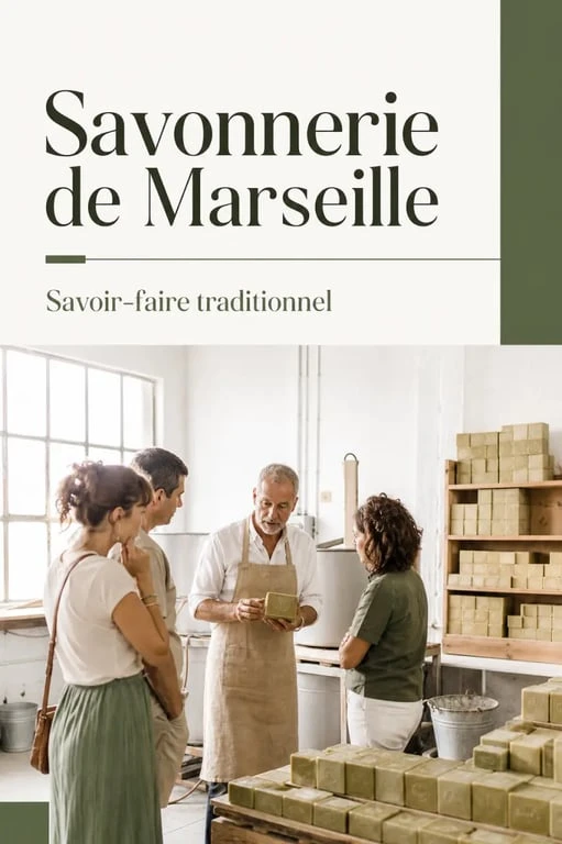 Visiter une savonnerie à Marseille dans un atelier traditionnel avec savon de Marseille en fabrication