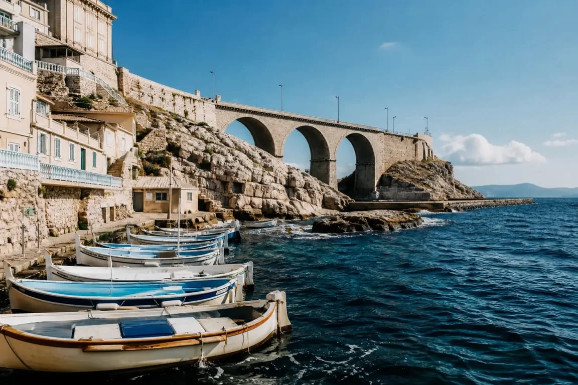 Marseille que faire ce week end : le Vallon des Auffes et la Corniche Kennedy en bord de mer