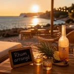 La rhumerie marseille en golden hour : rhum arrangé sur terrasse bord de mer