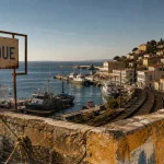 Photo L’Estaque, vue sur le port et les rails, Marseille