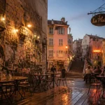 Marseille la plaine, Cours Julien : fresques et terrasses