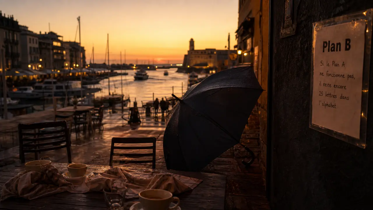 Marseille que faire ce week end : Vieux-Port, terrasse et plan B météo avec parapluie