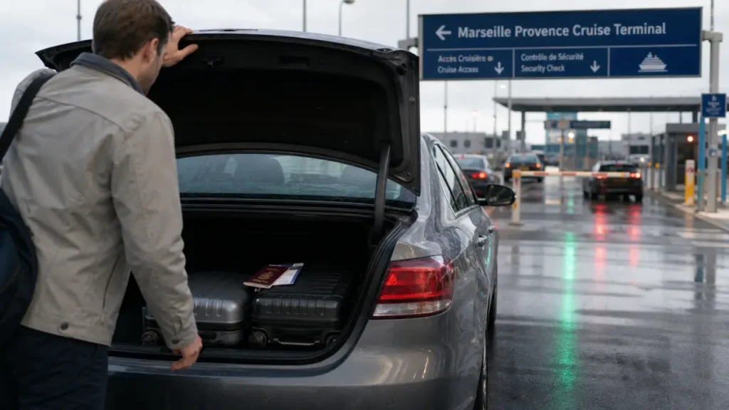 Parking MPCT Marseille : embarquement voiture et bagages