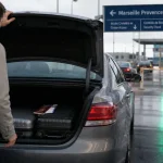 Parking MPCT Marseille : embarquement voiture et bagages