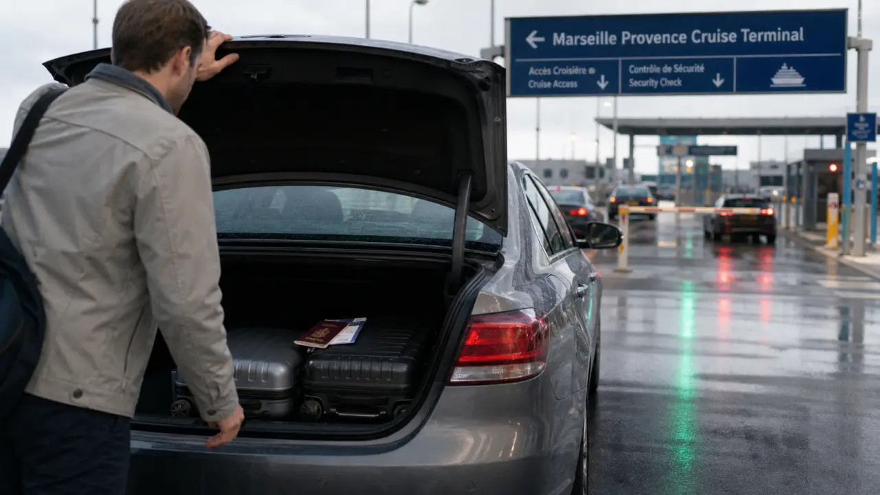 Parking MPCT Marseille : embarquement voiture et bagages