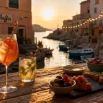 Que faire a marseille le soir au Vallon des Auffes : apéro sunset face à la mer