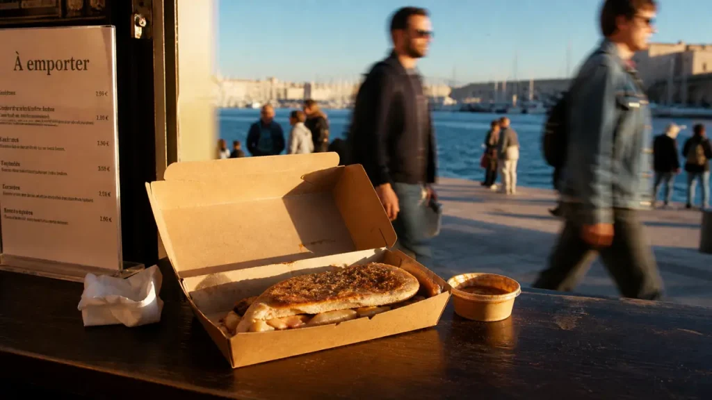 Restaurants à emporter Marseille : boîte à emporter prête, sauce à part, 1er arrondissement