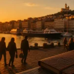 Sortir a marseille ce soir au Vieux-Port, coucher de soleil