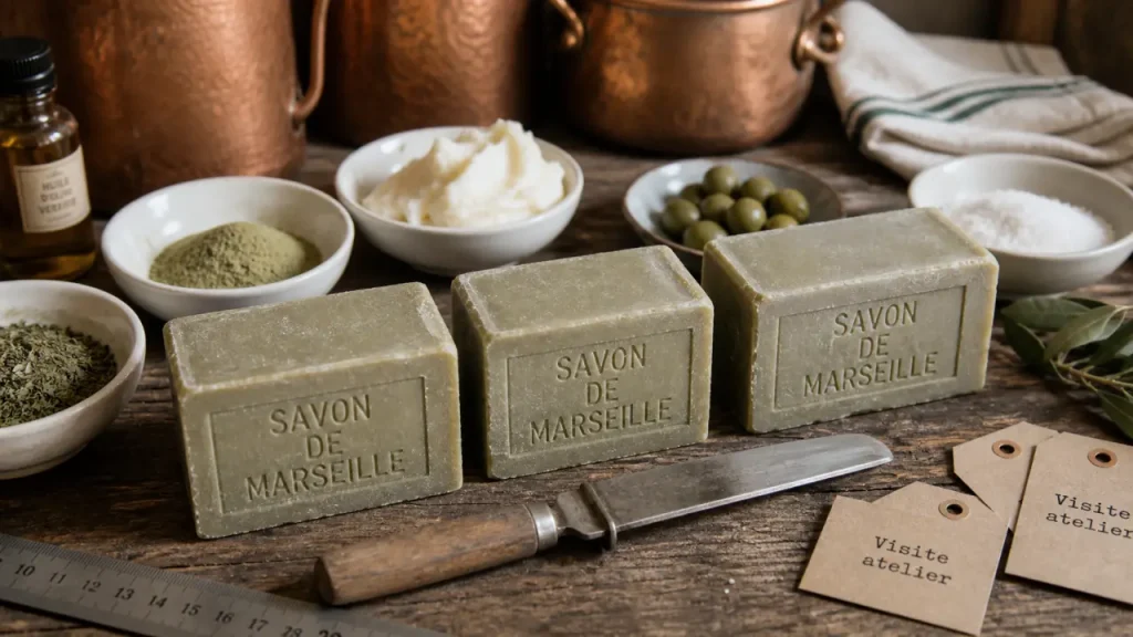 Visiter une savonnerie à Marseille : savons de Marseille en atelier