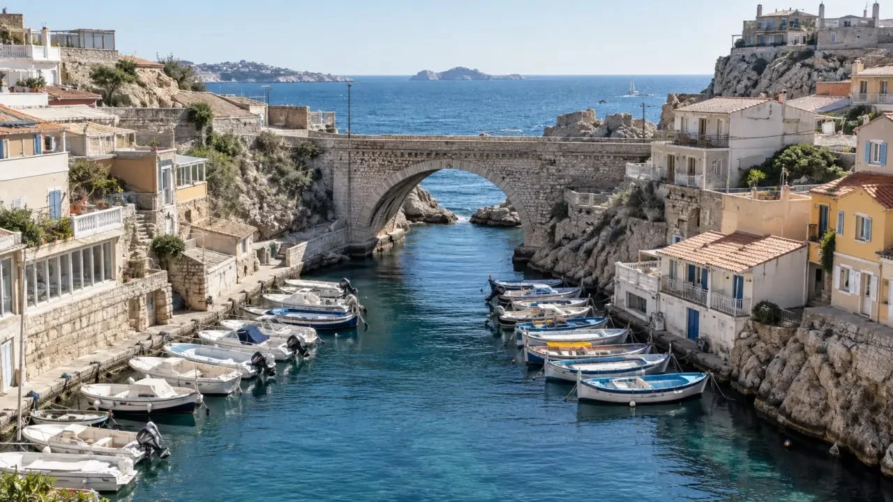 Cose da vedere a Marsiglia : le Vallon des Auffes et la Corniche