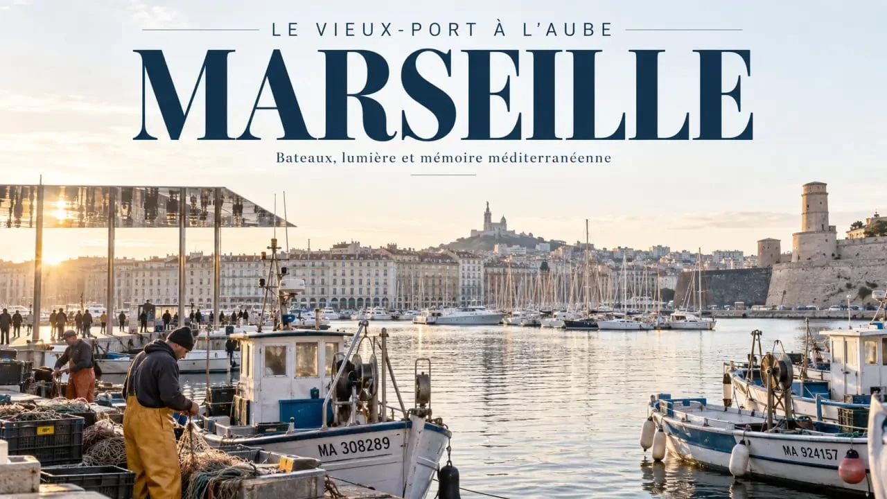 Cose da vedere a Marsiglia : le Vieux-Port, l'ombrière et le fort Saint-Jean