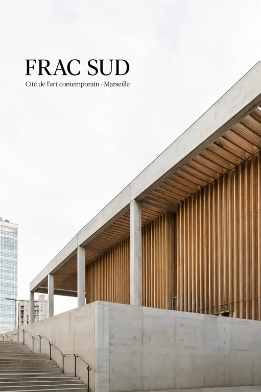 Frac Sud cité de l'art contemporain à Marseille, vue extérieure du bâtiment à la Joliette