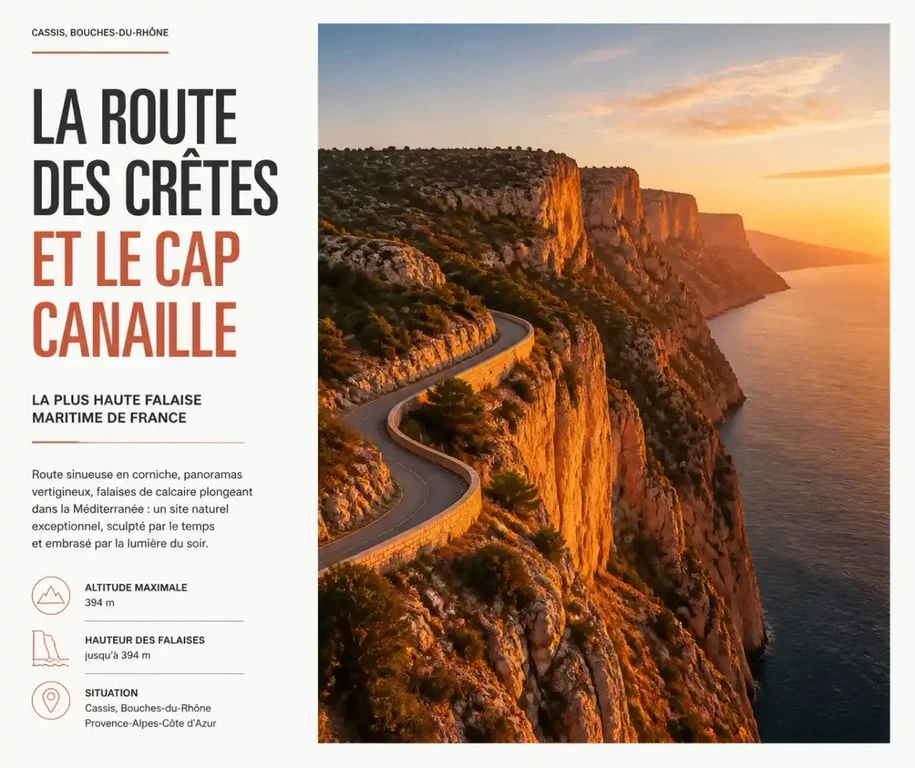 Route des Crêtes et Cap Canaille, excursion panoramique depuis Cassis