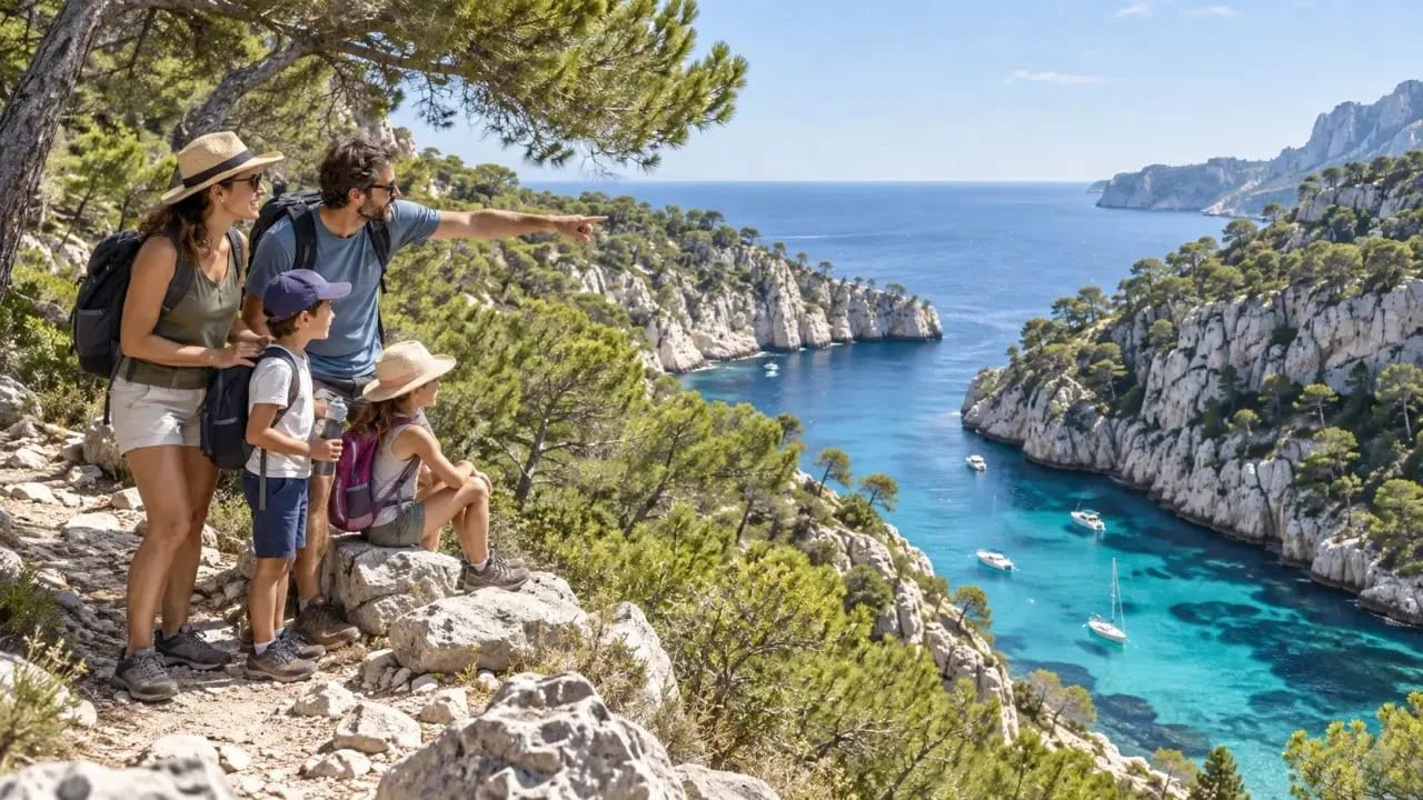 Week-end à Marseille en famille dans une calanque avec enfants