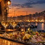 Le poulpe st victor yellow fish bar face au Vieux-Port de Marseille, ceviche au bar