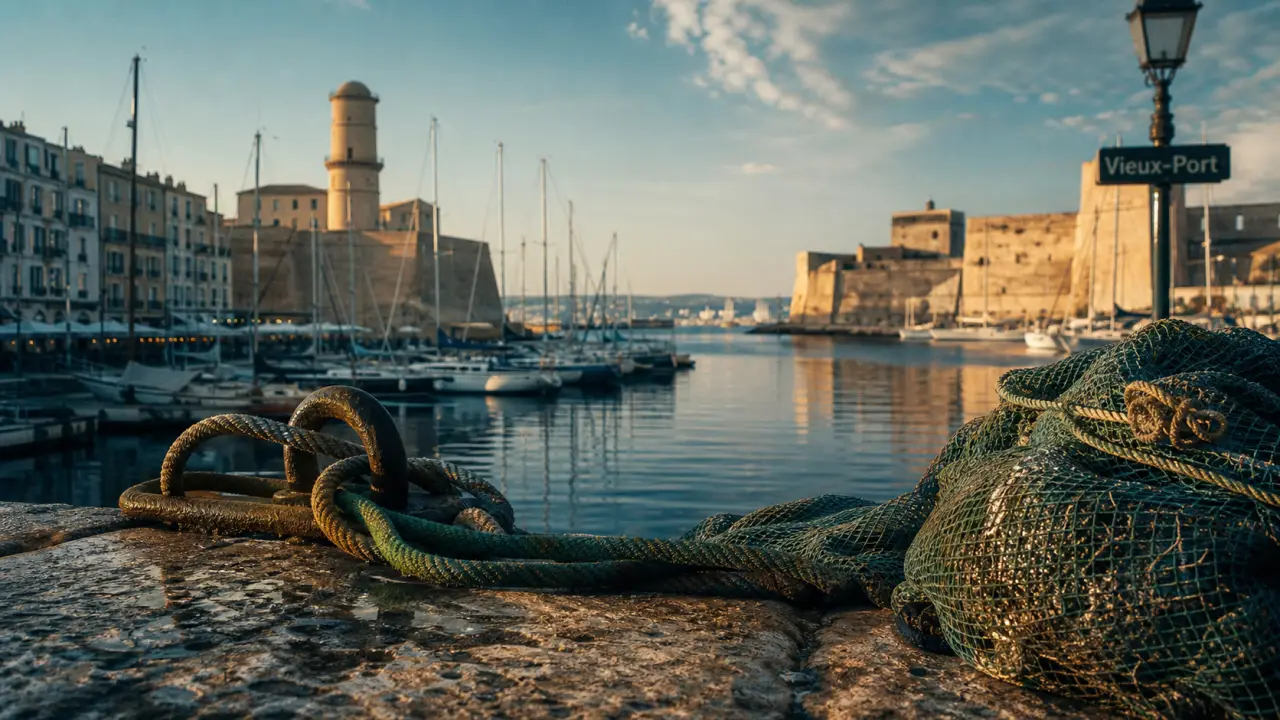 馬賽 老 港 Vieux-Port Marseille, Fort Saint-Jean et Fort Saint-Nicolas