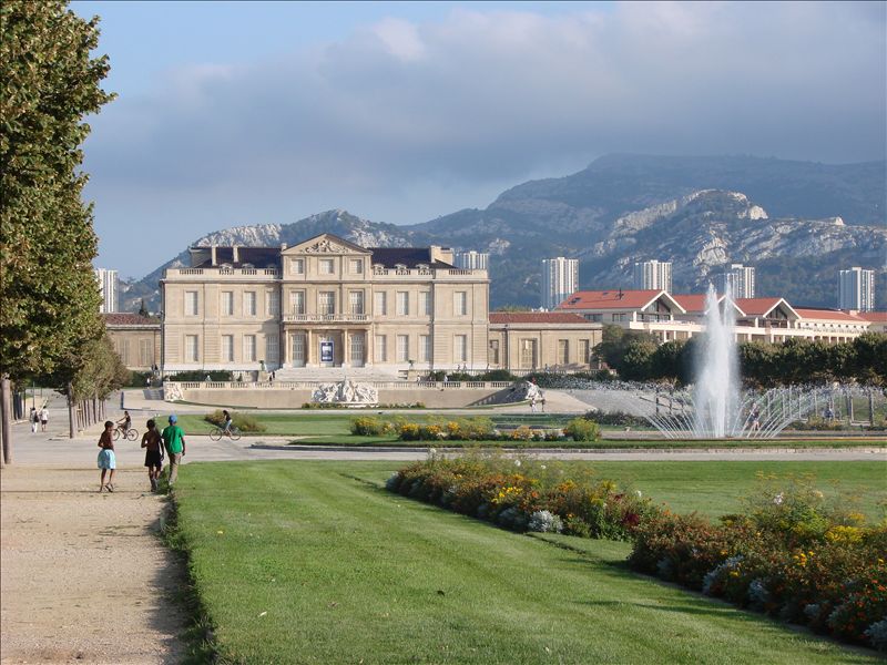 Façade du château Borély.