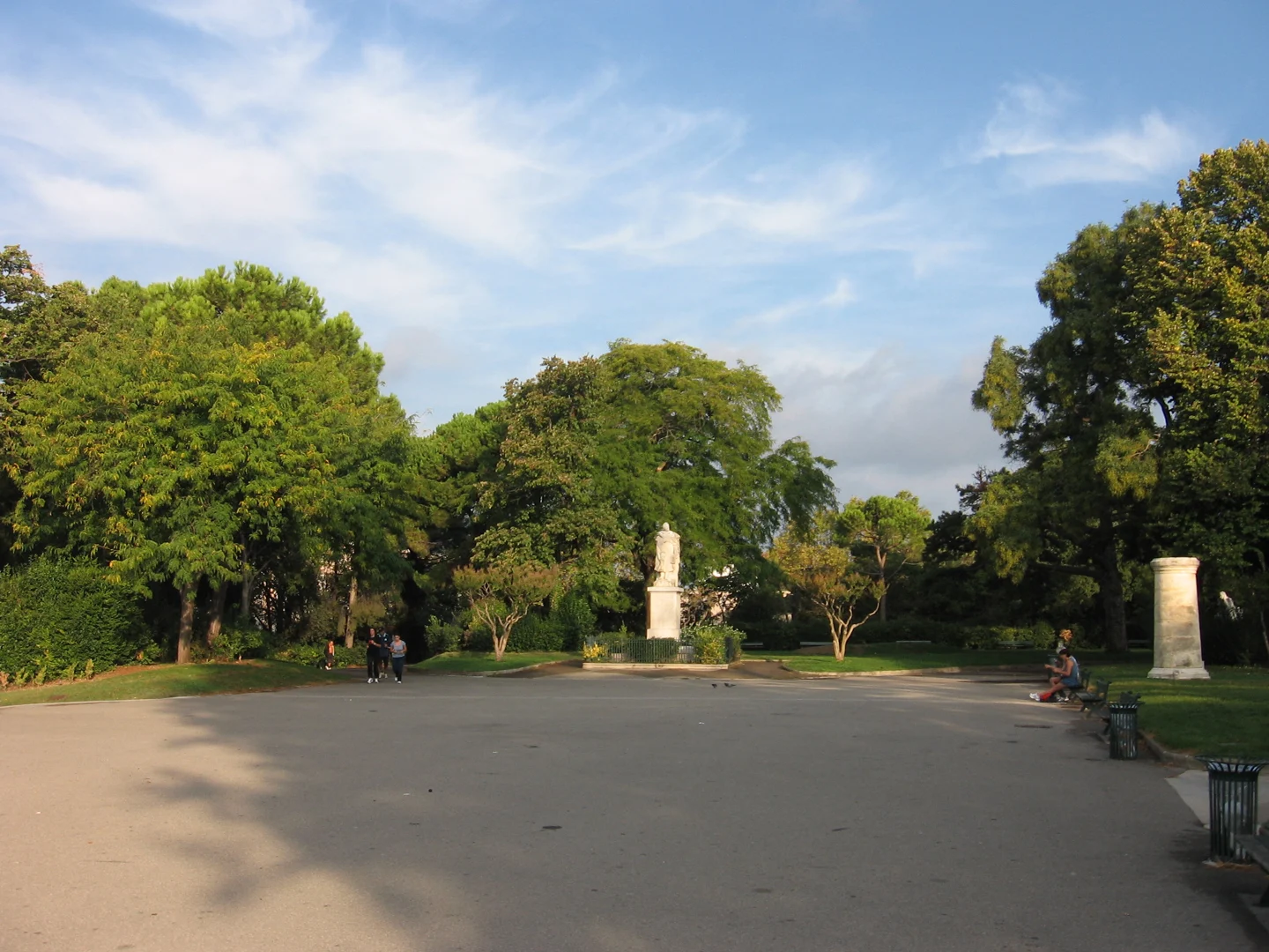 Le parc Longchamp, photographie du 6 octobre 2009.