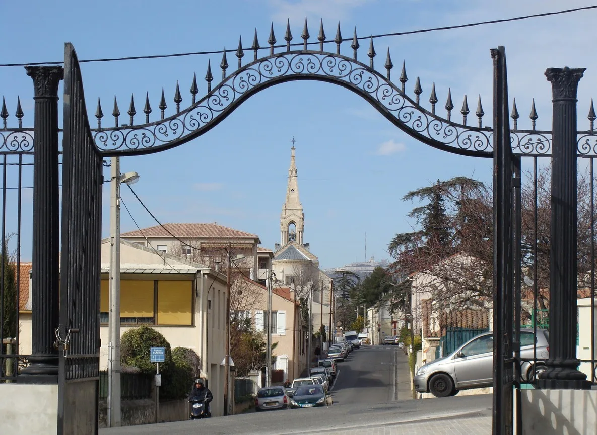 Le boulevard Marius-Richard vu depuis la Moline, photographie de 2008.