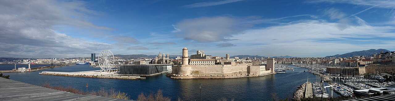 Vue sur Marseille depuis le Pharo, photographie de 2018.